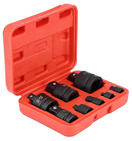 Juego de adaptadores de enchufe de impacto, 8x Adaptadores de Enchufe Convertidor Reductor de Impacto Profesional