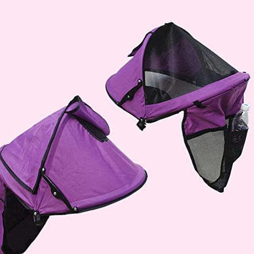 Kinderwagen-Vordach Sonnenschutz für Kinderwagen Universal UV-Schutz für Baby Universal Sonnenschutz für Kinderwagen, Lila