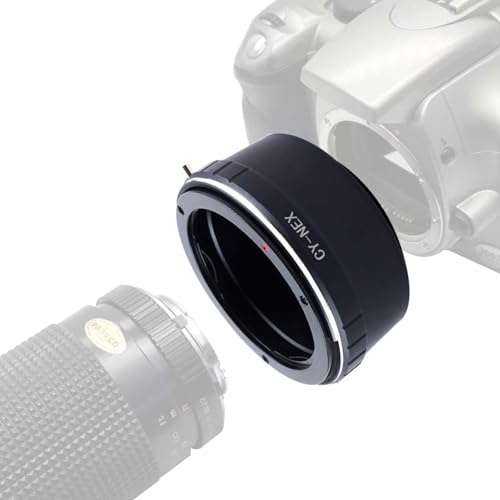 CY-NEX objektivadapter adapterring, för Contax/Yashica objektiv kompatibel för E-Mount kamera, NEX-3, NEX-C3, NEX-F3, NEX-3N,NEX-5, NEX-5N,a7S, a7R; C/Y till NEX Lens adapter