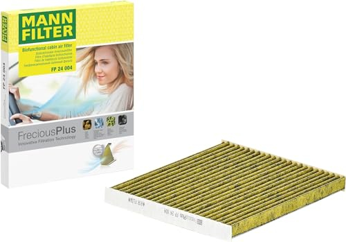 MANN-FILTER FP 24 004 Innenraumfilter/Kabinenluftfilter - FreciousPlus Biofunktionaler Pollenfilter - für Pkw + Transporter
