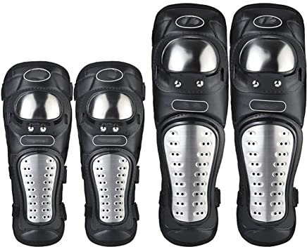 Motorrad Knieprotektor Motorrad Hockey Klettern Motorrad Knieschoner Motocross Ellbogenschutz Rennausrüstung Für Snowboard Edelstahl Schienbeinschoner