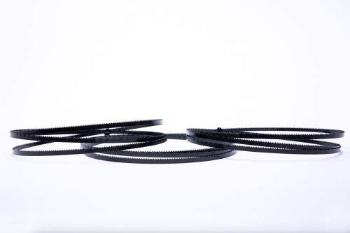 Lot de 3 lames de scie à ruban Encut haute performance 1400 x 6 x 0,4 mm, 10 dents en acier pour Einhell,Atika, etc. Convient pour le bois, le contreplaqué, l'aluminium, le plastique, etc.