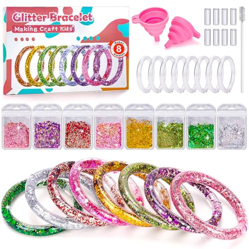 MuMua Kids Bracelet Making Kits Gifts: Toys Age 5 6 7 8 9 10 Arts and Crafts Sets for Birthday Party Bag Fillers Supplies Toy 5-11 Year Old Girl Boy Friendship Craft Kit Presents
