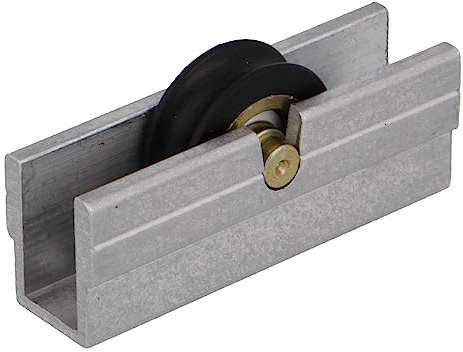 Amig - Roulement Fenêtre Coulissante | Lot de 2 unités | Taille 39 x 14 mm | Boîtier Métallique et Roulement à Billes | Conçu pour les Fenêtres Coulissantes | Aluminium