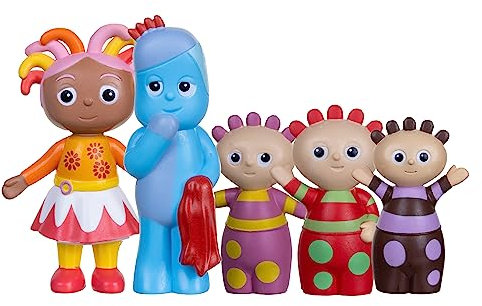 In The Night Garden Spielfiguren-Set bestehend aus Igglepiggle, Upsy Daisy & Tombliboos, Cbeebies TV-Show, Kleinkindspielzeug, ab 18 Monaten, enthält 5 Figuren