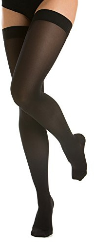 Relaxsan M1170 (Nero 5-XXL) Calze autoreggenti microfibra classe 1 - K1 compressione graduata