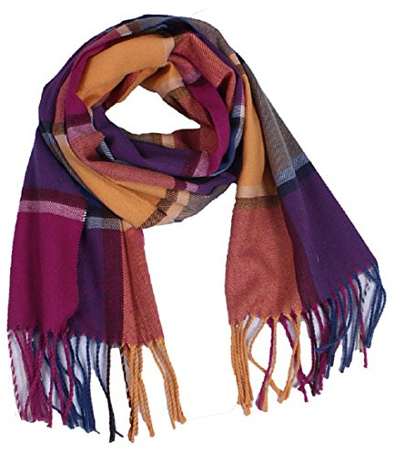 Wander Agio Kids Scarf Warm Shawls Large Scarves Parent-child Scarf Child Plaid Scarfs Clours