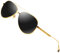ATTCL Herren Vintage Fliegerbrille Polarisierte Sonnenbrille Pilotenbrille UV400 Schutz QL2033 Gold Frame
