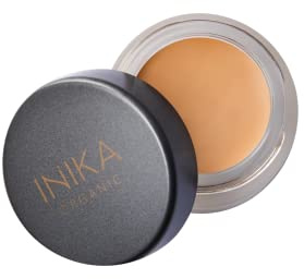 INIKA Organic Full Coverage Concealer | Erase Dark Circles, Cover up Blemishes, Creamy formula, Vegan Ingredients, All Day Wear that Hydrates and Nourishes. Tawny