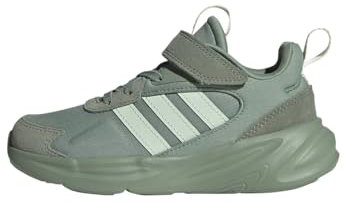adidas OZELLE Shoes Kids Laufschuhe, Silver Green/Linen Green/Off White, 38 2/3 EU