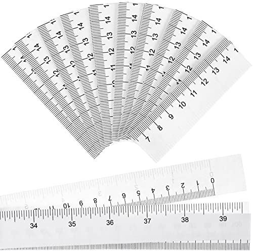 COHEALI 100 Stück Papiermaßband Einweg-Wundmesslineale Weiches Maßband Flexibles Lineal Zum Nähen Von Körpern Mit Doppelskala