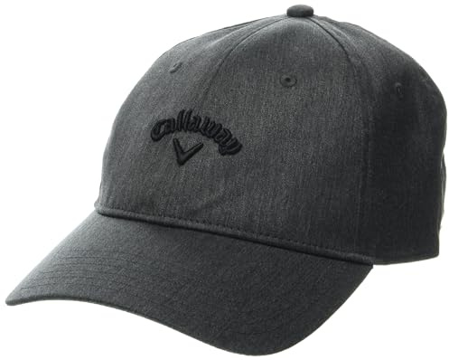 Callaway Unisex-Erwachsene Golf Heritage Collection Kopfbedeckung Kappe, Black Heather/Black, X-Large