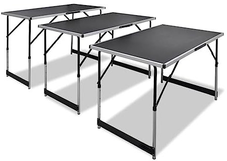 Tables,Folding Tables,Pasting Table 3 pcs Foldable Height Adjustable