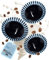Piebert Quirl 39179 - Espumador de leche por inducción compatible con Clatronic MS3326 MS3511 Springlane Mia Arendo 722302704 Jura 70920 Rommelsbacher MS650 Bomann MS361 MS376 Profi Cook PC-MS 1032