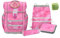 McNeill Mädchen Schulranzen-Set Ballett, 6-teilig, ergonomischer Tornister mit Reflektoren, McOcean Ballerina Schultasche 1. bis 4. Klasse mit Federmappe (6-teiliges Set, GIRLY; Ballett Rosa)
