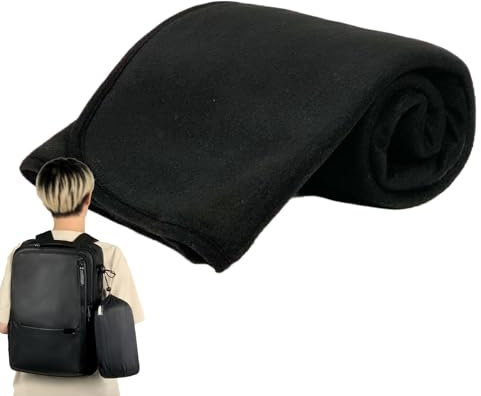 Genérico Mantas De Viaje para Aviones,Manta Grande para Avión con Bolsa De Transporte - Ropa De Cama Reutilizable, Lavable A Máquina para Dormitorio, Sofá, Acampada, Playa, Picnic