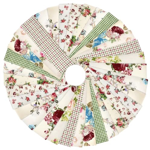 42 Telas Algodón Patchwork, 100 x 6.5 cm Tiras estampadas de algodón puro