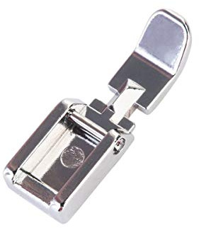 Narrow Clip-On Zip, Zipper Sewing Foot - Compatible with Brother, Janome, Toyota, New Singer Domestic Sewing Machines