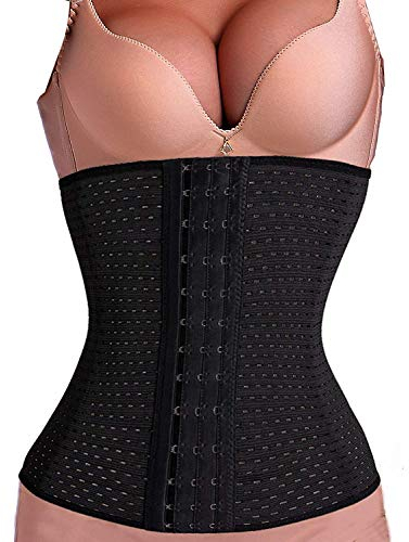 Dodoing Taillen-Korsett, für Gewichtsverlust, körperformend, Bauchweg-Gürtel, damen, schwarz, XXL/Waist 33.8-36.2inch