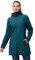 33,000ft Softshelljacke Damen Lange Übergangsjacke Wasserdicht Winddicht Softshellmantel Windbreaker Atmungsaktiv Wanderjacke Outdoor Mantel mit Abnehmbarer Kapuze Blau XL