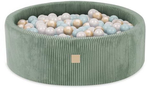 MISIOO Piscina Bambini Lavabile 90x30cm - Piscina con Palline per Bambini - Gioco Sicuro e Divertente per Interno - Facile da Pulire e Perfetto per Ore di Divertimento in Famiglia!