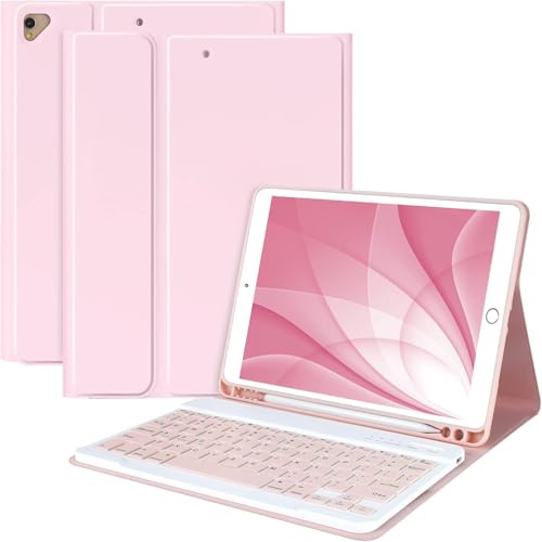 MMK Clavier Coque pour iPad 10.2 9/8/7ème Génération 2021/2020/2019