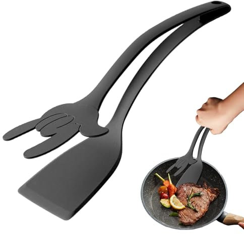 Spadklämma | Fisk stekspade | Multifunktionell matspade klämma spade för att vända biff fisk bröd hamburgare BBQ stekning pannkaka pajer pizza