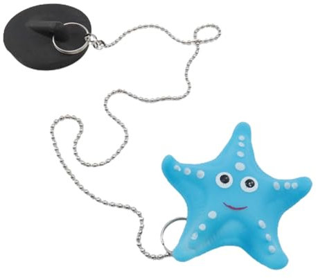 Compatibilidad – con la Cadena y de Goma de Dibujos Animados con Cadena – Tapón para bañera Flotante de Goma, tapón de baño de Goma y tapón de desagüe de Cate