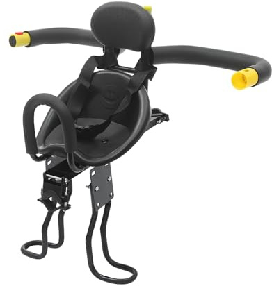 HHEMSTD Bicicleta Asiento infantil ajustable bicicleta asiento de seguridad infantil bicicleta de montaña asiento infantil para niños con manillar asiento de bicicleta desmontable