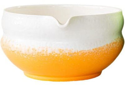 XAGMODSHN Ciotola in ceramica per matcha giapponese, collezione cerimonia di tè giapponese, ciotola per matcha con beccuccio per una birra autentica
