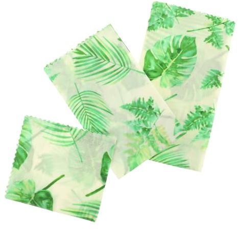 3 Pezzi Cerata per Alimenti Cera Api per Imballaggio Antigrasso e Riutilizzabile per Regali