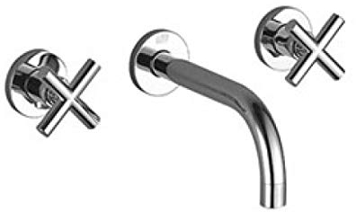 Dornbracht Tara. Waschtisch-Wandbatterie chrom 36712892-00 - Ausladung 190 mm - starrer Auslauf