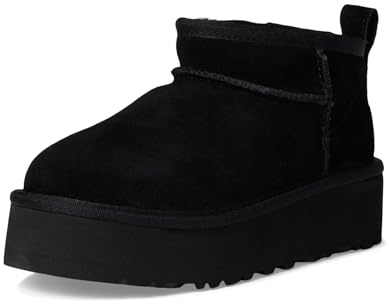 UGG Women's Ansley Slipper, Black, 08