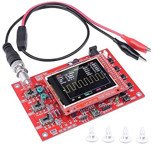 Treedix DSO138 Oscilloscope DIY Kit Handheld Digital Oscilloscope 1msps Real-Time Sampling Rate 2.4 inch TFT Display
