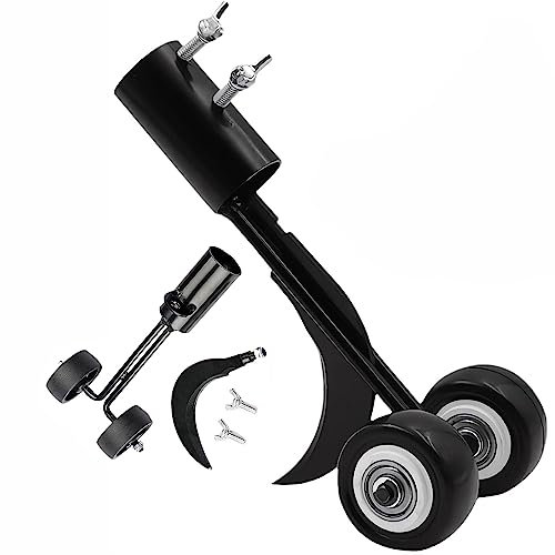 Dxcaicc Dxcacic Herramienta de deshierbe con Ruedas, Herramienta de deshierbe Vertical para Malas Hierbas en la acera del césped en el Patio Trasero de la terraza del jardín,Machete