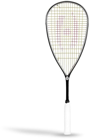 Harrow Sports Storm 145 Squash Racquet for Beginners | Enhanced Power & Precision | Carbon-Graphite Composition | Lightweight at 145 g | Squash Racquet in Black and Maroon