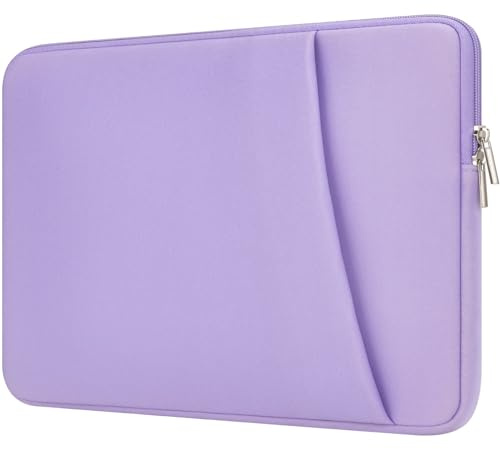 HEDUGO Funda para Portátil con Bolsillo para Accesorios con Cremallera Compatible con HP DELL ASUS de 13 a 14 Pulgadas Funda Ordenador Portatil Acolchada para Portátil/Chromebook de 13”a 14”