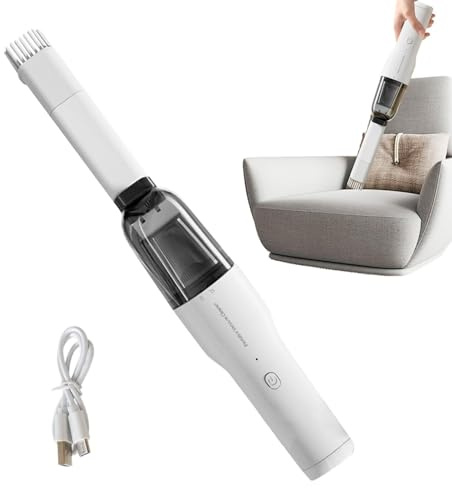 Ahuuen Petit aspirateur à Main, aspirateur Portable pour Voiture, Aspirateur de Voiture sans Fil Puissant Aspirateur à Main sans Fil, Aspirateur Automatique Haute Puissance, Nettoyeur de poussière