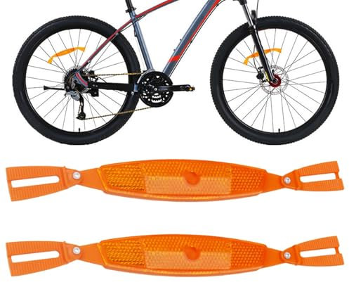 Weldphur Speichenreflektoren Fahrrad Hochsichtbare Reflexion Für Maximale Fahrradsicherheit Fahrrad Reflektoren Katzenaugen Reflektoren Alternative Katzenaugen Fahrrad Reifen Reflektierende Speichen