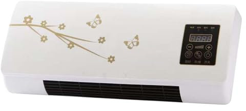 Genérico Aire Acondicionado Split Portátil, 2 En 1 Climatizador de Pared Con Frío/calor, Aire Acondicionado Pared Sin Unidad Exterior, 1200W, Control Remoto Y Temporizador