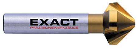 Exact 05550 Kegelsenker, Ø 8,3mm, 90°, HSS, TiN-Beschichtung, DIN 335C