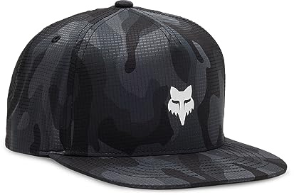 Fox Racing Herren Fox Head Camo Tech Snapback Hut, Schwarz Camouflage, One Size