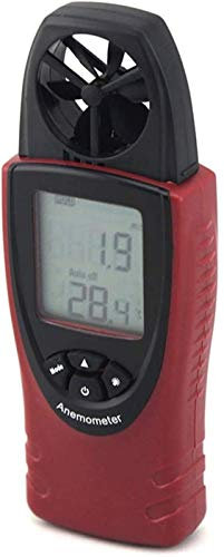 Samnuerly Anémomètre numérique Compteur de Vitesse du Vent jauge thermomètre de Mesure de la Vitesse du débit d'air pour Planche à Voile cerf-Volant vol Voile Surf