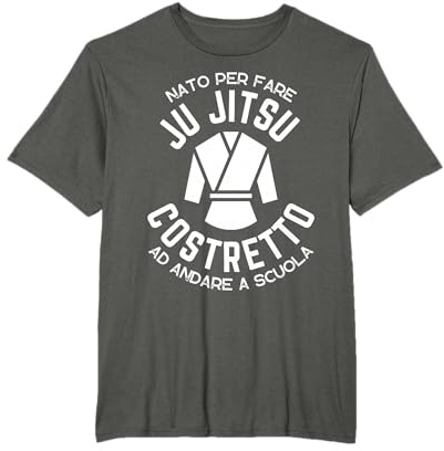 Nato per Fare Ju Jitsu Jujitsu Arti Marziali Bambino Ragazzo Maglietta