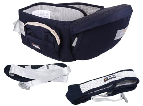 Toyvian Portabebés Transpirable Frente Taburete De Cintura Antideslizante Asiento De Cadera Para Niño Pequeño Para Paseos