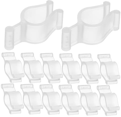 TOPBATHY 50pezzi Fermagli Per Pompe in Plastica Fibbia Bloccaggio Perdite Per Per Cosmetici Morsetto Clip Anti-perdita Per Bottiglie Accessori Per Dispenser