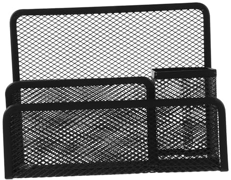 iplusmile Organiseur de Bureau Trieur de Courrier Porte-documents Support de Rangement Maille de Fer Organiseur de Dossiers Organisation de Bureau