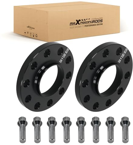 maXpeedingrods 2 separadores de rueda de 15 mm con tornillo de rueda, para BMW M3 (E90, E92, E93) – M390, M3 2007 – 2014