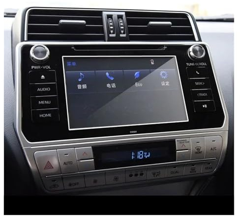 Navigation Cockpit Skyddsfilm För Toyota För Prado 2014-2019 GPS Navigation Skärmskydd I Härdat Glas Bilinteriör Portektivfilm Biltillbehör