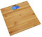 G&G A8/180KG Bambusholz Personenwaage 30X30cm Digitalwaage AAA Batteriebetrieb